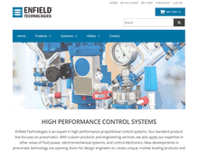 Tablet Screenshot of enfieldtech.com
